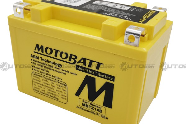 BATTERIA MOTO MOTOBATT AGM MBTZ14S 12V 11.2Ah YTZ12S YTZ14SDEKA ETZ14S 6947312403171