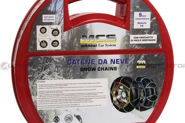 MELCHIONI CA980 CATENE DA NEVE OMOLOGATE 9mm GRUPPO 80 380008080