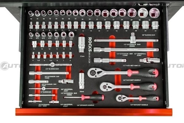 SET UTENSILI 1/2 - 3/8 - 1/4 72 PEZZI ROOKS 5906190906809