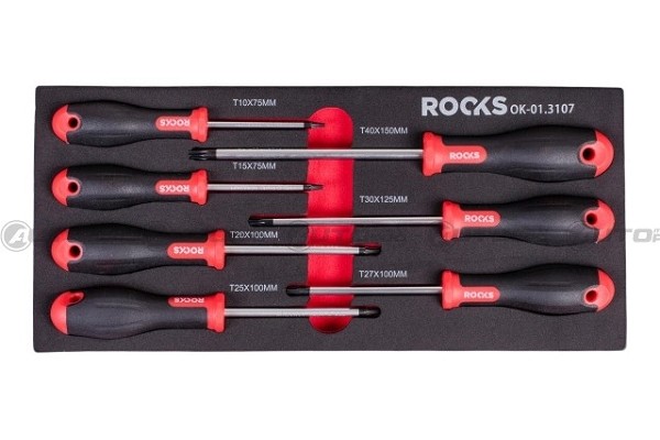 SET DI CACCIAVITI TORX 7PZ ROOKS 5906190906663