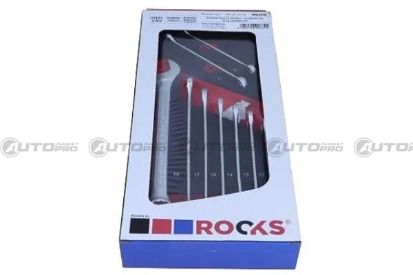 SET CHIAVE AD ANELLO / CHIAVE INGLESE 9PZ DA 9 A 22mm ROOKS 5906190906694