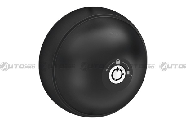 UFO VAN LOCKS SMART DUO 8090S212PN SINGOLO, RILSAN® NERO CON 2 CHIAVI