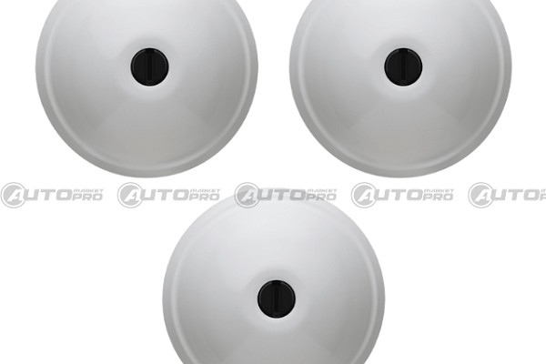 UFO VAN LOCKS COMFORT 8090CT33PB KIT 3 PEZZI, RILSAN® BIANCO CON 3 CHIAVI