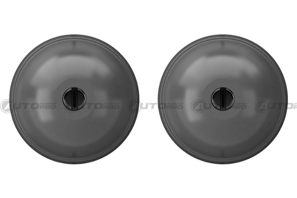 UFO VAN LOCKS COMFORT 8090CT23PG KIT 2 PEZZI, RILSAN® GRIGIO CON 3 CHIAVI