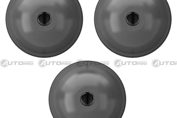 UFO VAN LOCKS COMFORT 8090CT33PG KIT 3 PEZZI, RILSAN® GRIGIO CON 3 CHIAVI