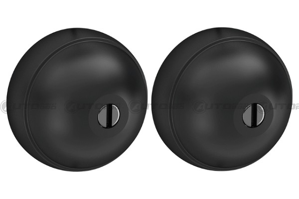 UFO VAN LOCKS EXPERT 8090XP23PN KIT 2 PEZZI, RILSAN® NERO CON 3 CHIAVI