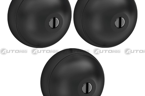 UFO VAN LOCKS EXPERT 8090XP33PN KIT 3 PEZZI, RILSAN® NERO CON 3 CHIAVI