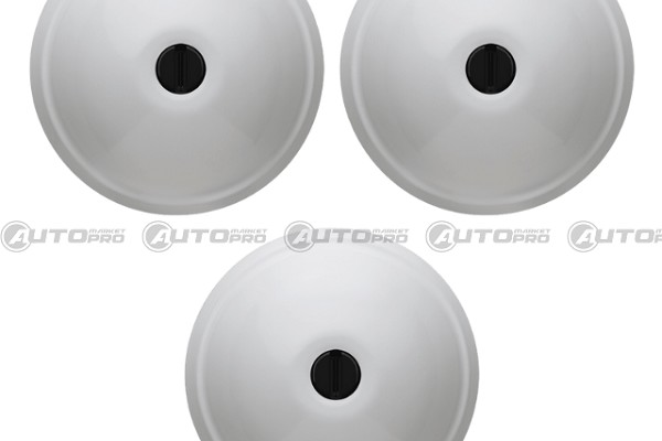 UFO VAN LOCKS EXPERT 8090XP33PB KIT 3 PEZZI, RILSAN® BIANCO CON 3 CHIAVI