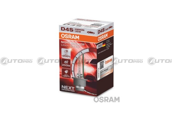 LAMPADINA OSRAM XENARC NIGHT BREAKER LASER D4S