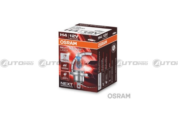 LAMPADINA OSRAM NIGHT BREAKER LASER H4