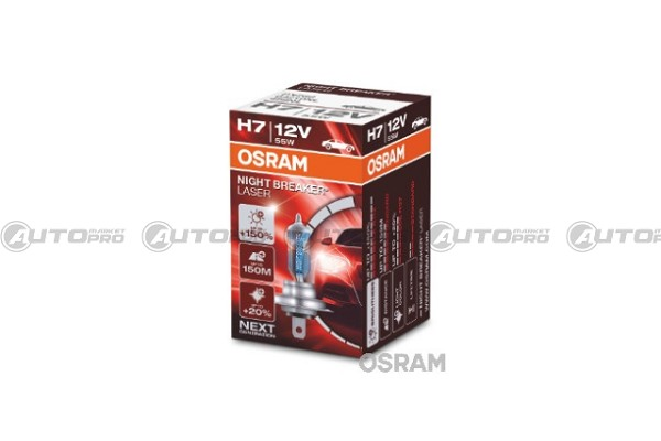 LAMPADINA OSRAM NIGHT BREAKER LASER H7
