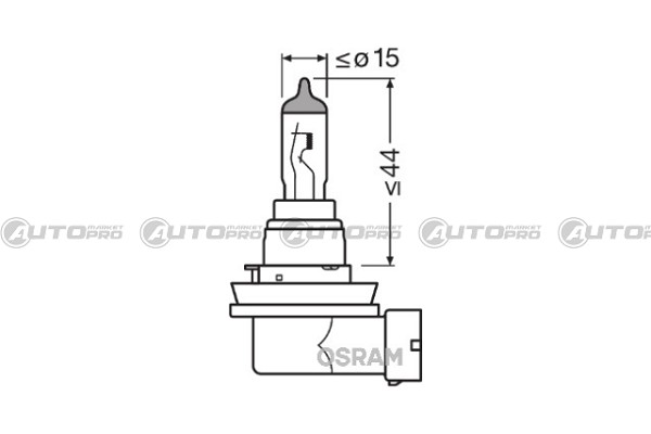 COPPIA LAMPADINE OSRAM NIGHT BREAKER LASER H8 - 3