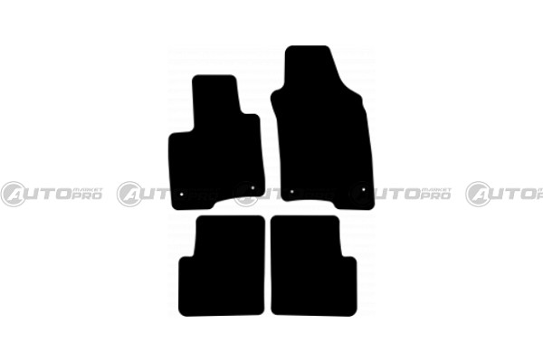TAPPETINI SU MISURA PER FIAT PANDA III , CROSS DAL 2012 IN POI IN MOQUETTE LEONARDO TAPPETINI