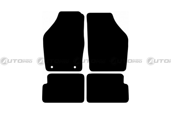 TAPPETINI SU MISURA PER LANCIA YPSILON DAL 2003 AL 2011 IN MOQUETTE LEONARDO TAPPETINI