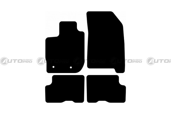 TAPPETINI SU MISURA PER DACIA DUSTER DAL 2018 IN POI IN MOQUETTE LEONARDO TAPPETINI