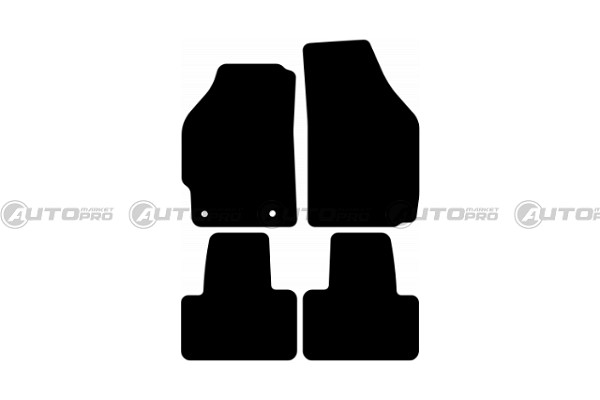 TAPPETINI SU MISURA PER FIAT PUNTO 188 SERIE DAL 99 al 2011 IN MOQUETTE LEONARDO TAPPETINI