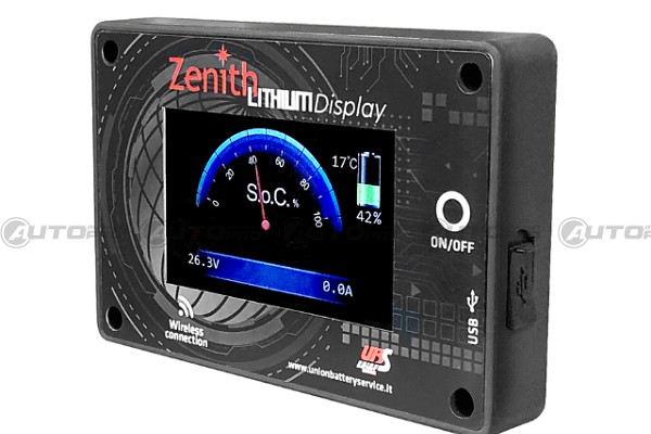 ZENITH LITHIUM DISPLAY ZLIDISPLAY PER BATTERIE SERIE LITHIUM