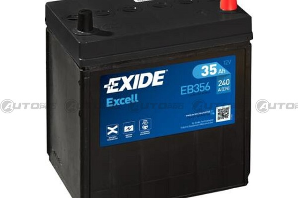 BATTERIA AUTO EXIDE EXCELL EB356 PER AVVIAMENTO 35Ah