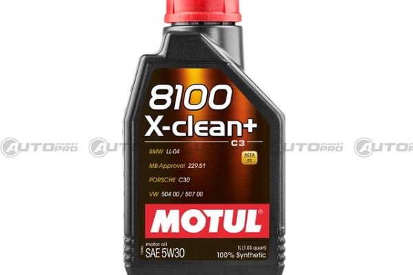 MOTUL 106376 OLIO MOTORE SINTETICO 5W-30 8100 X-CLEAN + 3374650257716 1 LITRO