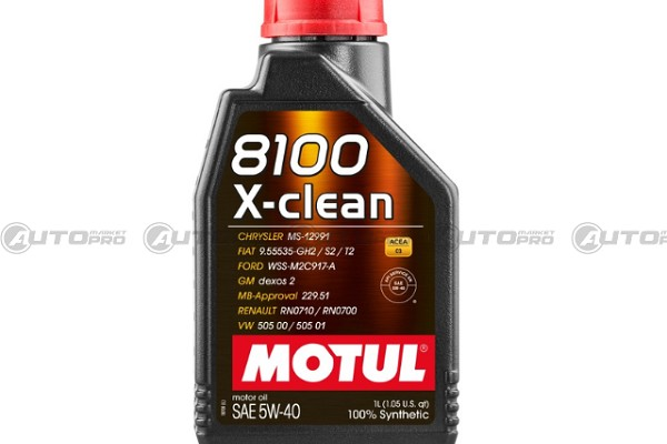 MOTUL 102786 OLIO MOTORE SINTETICO 5W40 X-Clean C3 3374650237930 1 LITRO