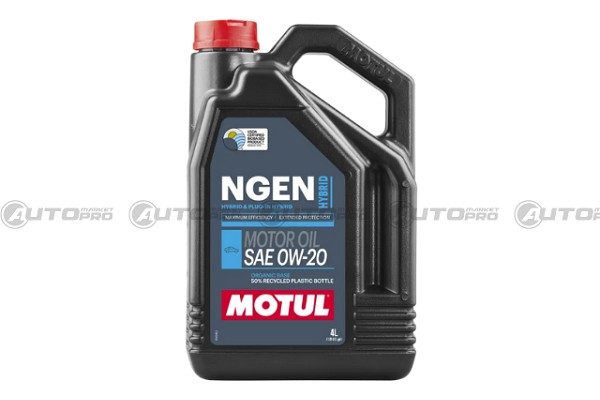 MOTUL 111902 OLIO MOTORE SINTETICO 0W20 NGEN HYBRID 3374650356402 5 LITRI