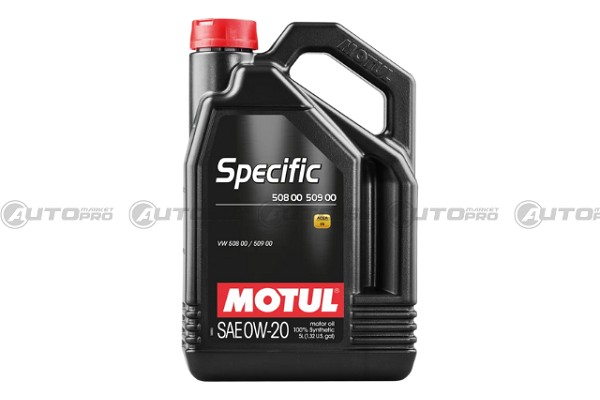 MOTUL 107384 OLIO MOTORE SINTETICO 0W20 508 00 509 00 3374650264240 5 LITRI
