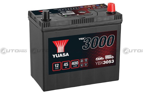 YUASA YBX3053 BATTERIA PER AUTO SMF 45 Ah 400A 12V
