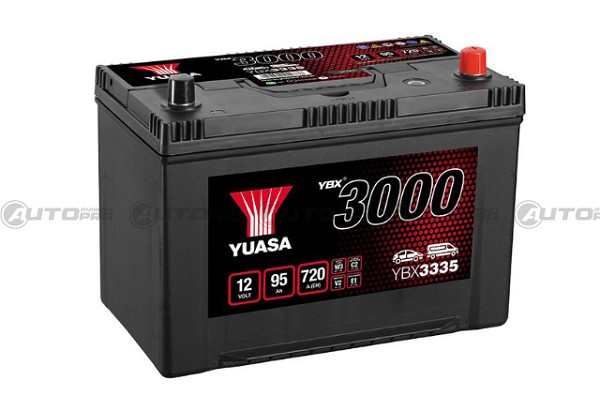 YUASA YBX3335 BATTERIA PER AUTO SMF 95 Ah 720A 12V