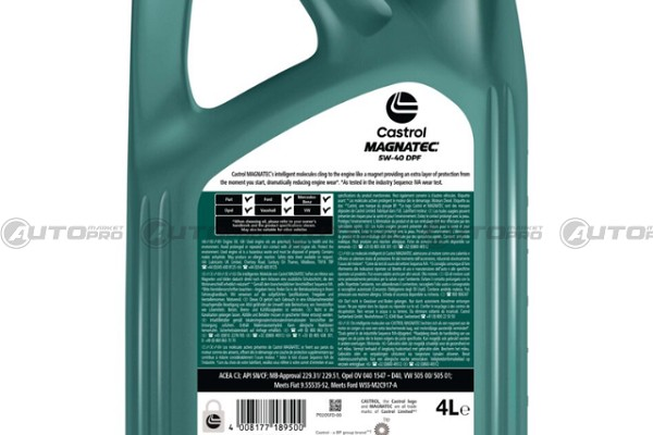 CASTROL MAGNATEC DPF 5W40 LITRI 4 - 2