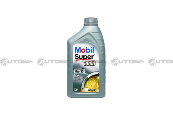 OLIO MOTORE MOBIL 0W30 SUPER 3000 X1 F LD LITRI 1