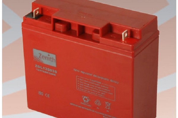 ZENITH ZGL120034 12V 18Ah BATTERIA SEMI-CICLICA AGM A SCARICA LENTA