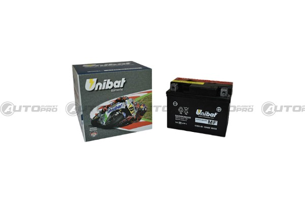 CTZ5SBS BATTERIA MOTO UNIBAT 12V 4AH 113X70X85mm