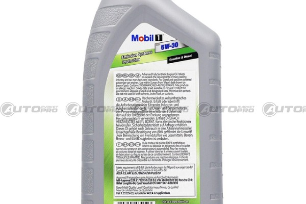 MOBIL 1 ESP 5W30 SINTETICO LITRI 1 - 2