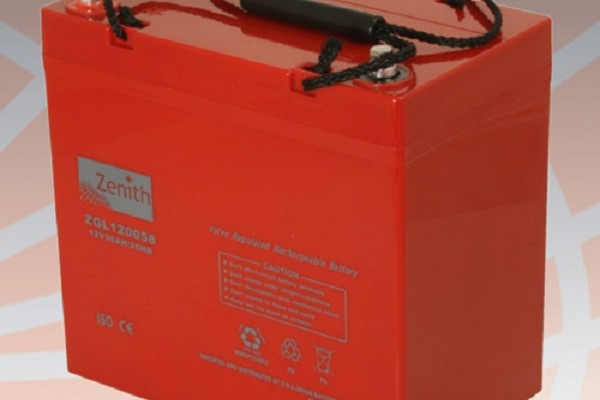 ZENITH ZGL120058 12V 55Ah BATTERIA SEMI-CICLICA AGM A SCARICA LENTA