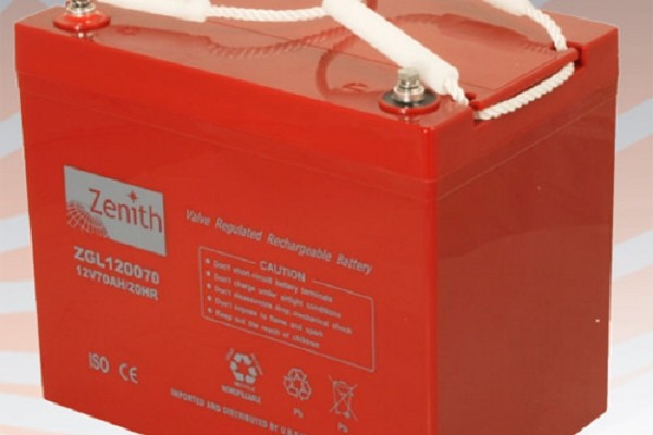 ZENITH ZGL120070 12V 80Ah BATTERIA SEMI-CICLICA AGM A SCARICA LENTA