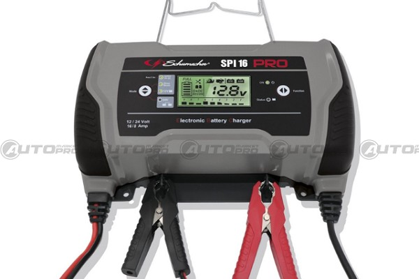 CARICABATTERIE SPI16 PRO SCHUMACHER 12-24V PER TUTTI I TIPI DI BATTERIE FINO A 360 AH