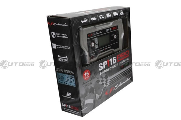 CARICABATTERIE SPI16 PRO SCHUMACHER 12-24V PER TUTTI I TIPI DI BATTERIE FINO A 360 AH - 2