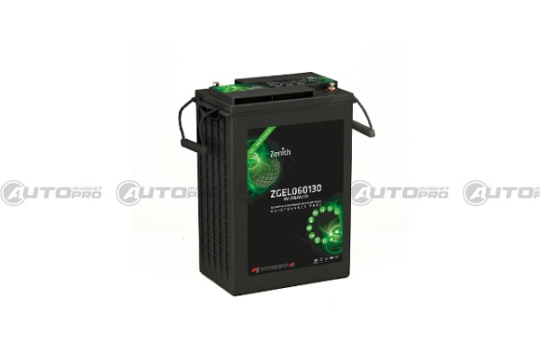 ZENITH ZGEL060130 BATTERIA ZENITH AL GEL 6V 290AH 295x178x405mm USO CICLICO