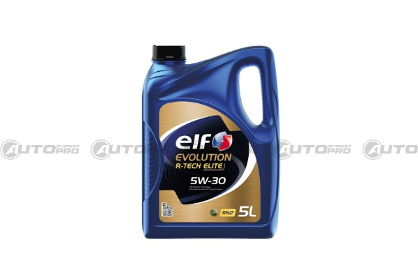 OLIO MOTORE ELF EVOLUTION R-TECH ELITE 5W30 5 LITRI