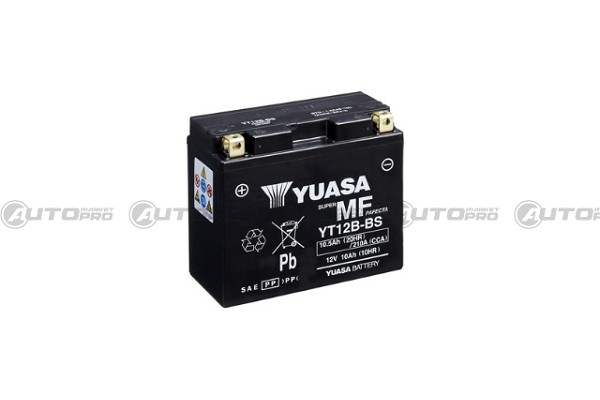 YUASA YT12B-BS VRLA BATTERIA SENZA MANUTENZIONE 10.5AH 210A 150x69x130mm