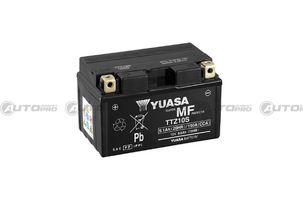 YUASA TTZ10S VRLA BATTERIA SENZA MANUTENZIONE 9.1AH 190A 150x87x93mm