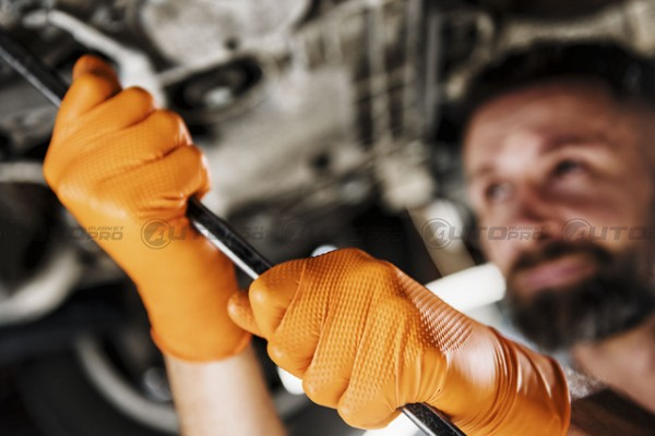 GUANTI NITRILE MERCATOR GOGRIP ORANGE TAGLIA S CONF. 50PZ - 2