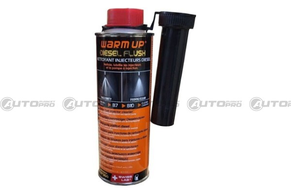 ADDITIVO WARM UP WU-DF300 DIESEL FLUSH PULISCE INIETTORI E POMPA CARBURANTE 300ML