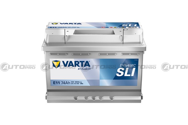 BATTERIA VARTA E11 74Ah 680A BLUE DYNAMIC