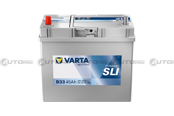 BATTERIA VARTA BLUE DYNAMIC B33 45 AMPERE 330 EN