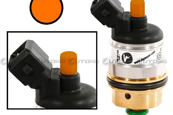 INIETTORE ARANCIO 5.0 NERO 1° GENERAZIONE INJB009VRCN OEM 166002137R