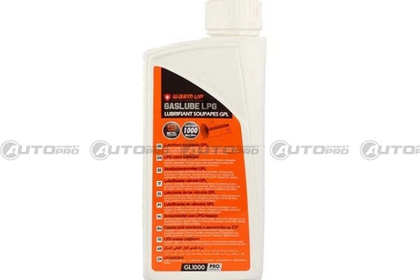 WARM UP WU-GL1000 WARM UP GPL GASLUBE - ADDITIVO BENZINA GPL METANO LUBRIFICANTE VALVOLE GAS 1L