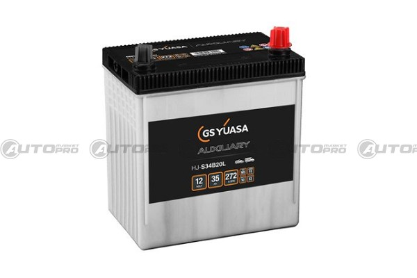 YUASA HJ-S34B20L BATTERIA AUTO 12V 35AH ALTA PRESTAZIONE COMPATIBILE TOYOTA POLO