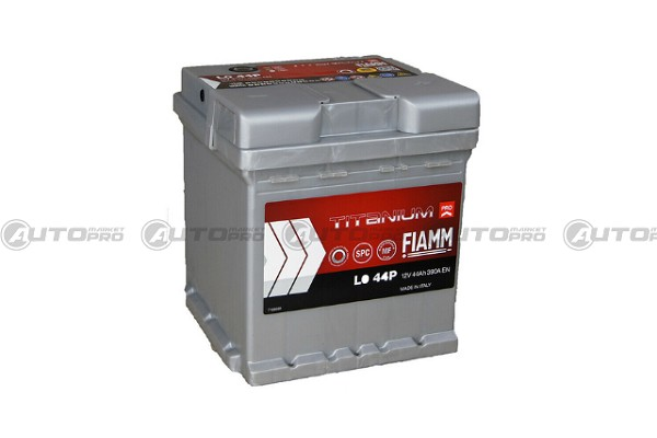 BATTERIA AUTO FIAMM TITANIUM L0 44P 12V 44AH 390A ALTE PRESTAZIONI AFFIDABILE