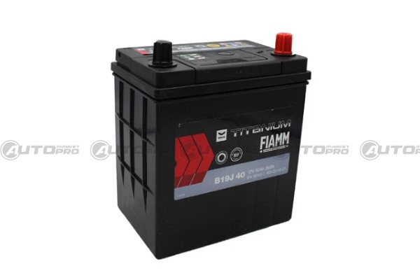 BATTERIA FIAMM BLACK TITANIUM B19J 40 12V 40AH 360A ALTE PRESTAZIONI AFFIDABILE